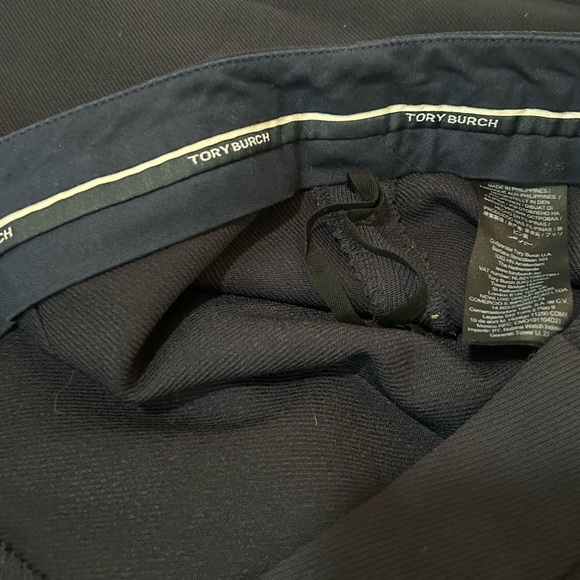 Tory Burch Vanner Everyday Cropped Stretch Pants Straight Leg - Picture 6 of 7